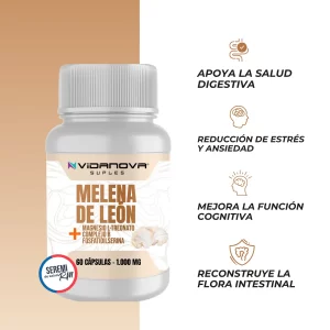 Melena de León Fortificada - Crecimiento Capilar Natural