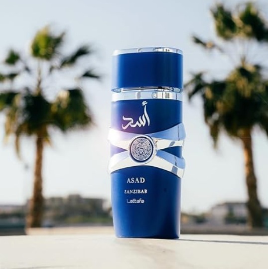 Lattafa Asad Zanzibar Eau de Parfum 100 ml para Hombre – Elegancia Especiada y Amaderada - Imagen 2