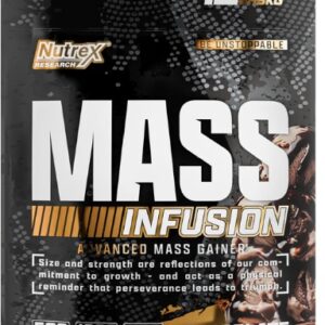 Mass Gainer Nutrex Mass Infusion 50g Proteína 1100 Calorías