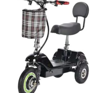 Scooter Eléctrico 800W con Asiento Plegable 48V Autonomía 45 km